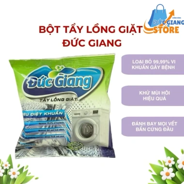 Mua 4 Tặng 2 - Combo 6 Gói Bột Vệ Sinh Lồng Giặt Đức Giang 150gr, Làm Sạch 99% - Giá chỉ 127k