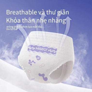 Mua 5 tặng 1 Băng vệ sinh dạng quần Misecr size M L XL 6 miếng/bịch cho mẹ sinh và bé gái dậy thì 55.000 VND 7