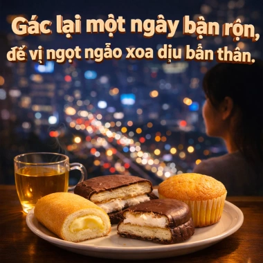 Mua 5 Tặng 1 Bánh Ngọt và Bánh Bông Lan Đóng Gói Nhiều Vị - Giá chỉ 47.000đ 6