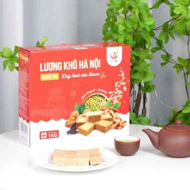 MUA 5 TẶNG 1 Hộp 1kg Lương Khô Mini Viên 5 Vị Yến Mạch, Óc Chó, Đậu Xanh, Mè Đen 114.500₫