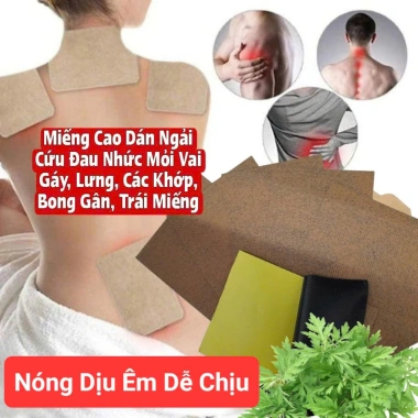Mua 5 tặng 2 Cao dán xương khớp Nóng Nhẹ giảm đau lưng, vai gáy - Gói 8 miếng 7