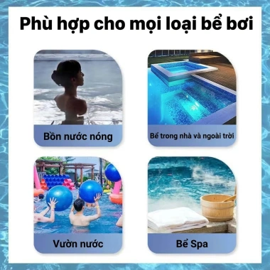 Mua 5 Tặng 5 Muối tắm khoáng màu xanh - Nước xanh an toàn - 99.998₫