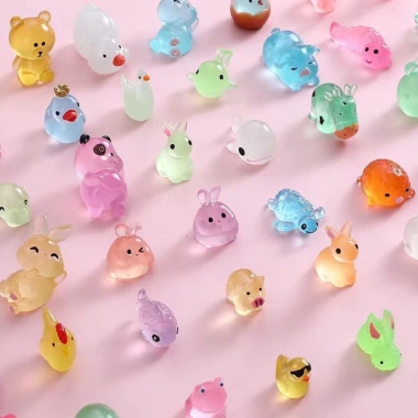 Mua 50 tặng 6 - Túi Mù Charm Động Vật Dạ Quang Phát Sáng, Đồ Chơi Đêm Thú Sáng Đèn, Quà Tặng Bất Ngờ Cho Bé 6