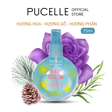 MUA 99K TẶNG QUÀ Nước Hoa PUCELLE Mist Cologne Wavy Ocean 75ml Giá 26.508₫ 3