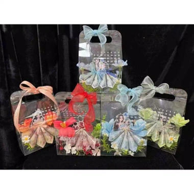 [Mua Giá Sỉ] Túi Mica 20c Trong Suốt In Lịch, Đựng Bánh, Hoa Trọng 27x18x11cm 130k 6