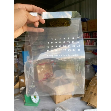 [Mua Giá Sỉ] Túi Mica 20c Trong Suốt In Lịch, Đựng Bánh, Hoa Trọng 27x18x11cm 130k 9