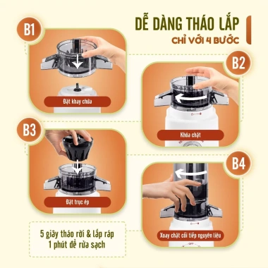Mua Live 1.150K Máy Ép Chậm Masuto Ms Healthy 0,6L làm kem, nước ép trái cây nguyên chất - Giá ưu đãi 1.475.000 VND 8