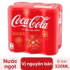 Mua Lốc 6 lon Coca Cola 320ml - Giá chỉ 66.000đ, tiết kiệm hơn 19% - Nước ngọt tươi mát, giao nhanh