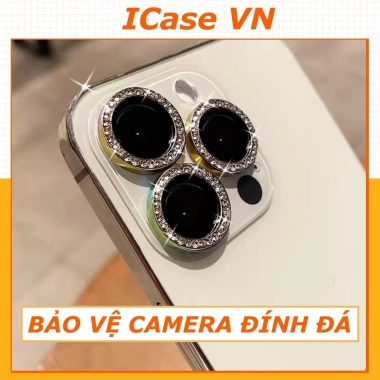 Mua từ 6 Kính cường lực kim cương bảo vệ camera iPhone 13/12/11/Pro/Max - Giá sỉ 3.999đ, chỉ 5.998k