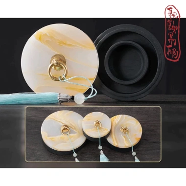 Mực Đá Ngọc Nghiễn Nghiên Thư Pháp Thanh Thị Hỏa Oa Giá ưu đãi 198.000 VND 4