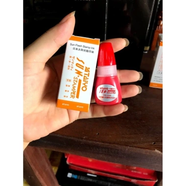 Mực Dấu Flash Taiyo 3 Màu Đen Đỏ Xanh - Thẩm Thấu, Miễn Phí Vận Chuyển, Giá 38.700₫