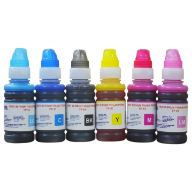 Mực in phun TPT Thuận Phong TP51 cho Epson L800‑L1.800 – Giá 69.000, chất lượng cao Mực in phun TPT Thuận Phong TP51 cho Epson L800‑L1.800 – Giá 69.000, chất lượng cao