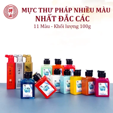 Mực nước nhiều màu chuyên dụng vẽ tranh thủy mặc, viết chữ thư pháp, giảm 13%