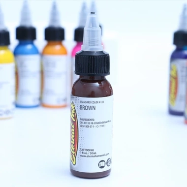 Mực tập Eternal 30ml mẫu mới - Dùng cho luyện tập xăm body & phun xăm thẩm mỹ, giá ưu đãi 34.800₫