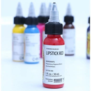 Mực tập Eternal 30ml mẫu mới - Dùng cho luyện tập xăm body & phun xăm thẩm mỹ, giá ưu đãi 34.800₫