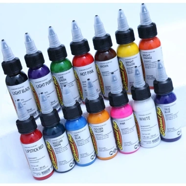 Mực tập Eternal 30ml mẫu mới - Dùng cho luyện tập xăm body & phun xăm thẩm mỹ, giá ưu đãi 34.800₫