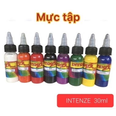 Mực tập phun xăm Intenze 30ml - Giá siêu rẻ 40.500đ, luyện tập hàng ngày cho người mới