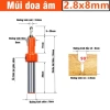 Mũi âm vít gỗ 8mm chất lượng cao - Độ bền vượt trội, giảm giá tới 59.000đ 2