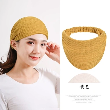 Mũi Đầu Đơn Sắc Trắng Tóc - Vải Tóc Dây Buộc Nữ, Dễ Rửa Mặt, Băng Đô Giá 39.959₫ 8