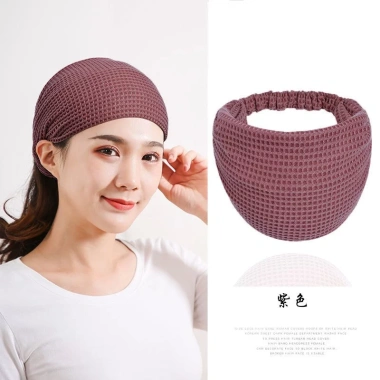 Mũi Đầu Đơn Sắc Trắng Tóc - Vải Tóc Dây Buộc Nữ, Dễ Rửa Mặt, Băng Đô Giá 39.959₫ 9