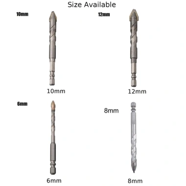 Mũi khoan đa năng 6-12mm EHES - Đầu lệch tâm, khoan gạch nhanh, giá chỉ 37.539 VND
