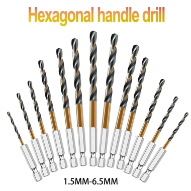 Mũi khoan HSS tốc độ cao 1/4 chuôi lục giác 1,5-6,5mm - Bộ 1 chiếc 27.190 VND 4