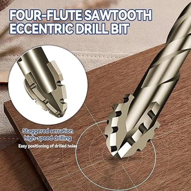 Mũi khoan lệch tâm: phụ kiện khoan DIY đục lỗ nhanh, giá 27.500₫ giảm sâu 9 Mũi khoan lệch tâm: phụ kiện khoan DIY đục lỗ nhanh, giá 27.500₫ giảm sâu 9