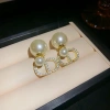 Mũi lợn mạ vàng 14K đá zirconia – Thiết kế hiện đại sang trọng, phụ kiện thời trang, quà tặng 106.502₫ 4
