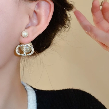 Mũi lợn mạ vàng 14K đá zirconia – Thiết kế hiện đại sang trọng, phụ kiện thời trang, quà tặng 106.502₫