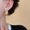 Mũi lợn mạ vàng 14K đá zirconia – Thiết kế hiện đại sang trọng, phụ kiện thời trang, quà tặng 106.502₫ 9