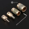 Mũi mài thủy tinh Qrhyk 1/4 3/4 1/8 bằng đồng thau Grit cho đá thủy tinh – 113.520₫