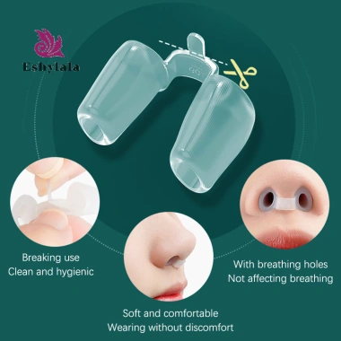 Mũi nâng sau phẫu thuật - Kẹp silicone uốn cong, định hình và cố định Silica Gel - 29.900 VND