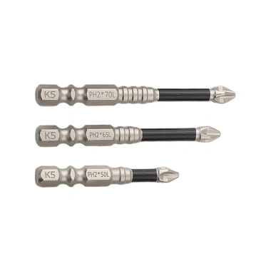 Mũi tuốc nơ vít chéo 5/6pc Thép hợp kim dài chống trượt PH2 - 45.460 VND 9 Mũi tuốc nơ vít chéo 5/6pc Thép hợp kim dài chống trượt PH2 - 45.460 VND 9