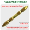 Mũi vít 7 màu mạ crom vàng thép 2H cứng, từ tính hút dính, chân lục giác đa năng 3