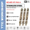 Mũi vít PH2 AA 65mm 4 cạnh siêu cứng, từ tính cực mạnh, chân lục giác – 22.400₫