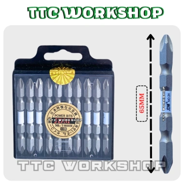 Mũi vít thép 2H cao cấp, từ tính cực mạnh, siêu cứng, chịu ăn mòn, công suất lớn - 71.400 VND