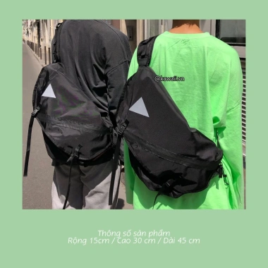 Multy Messenger BAG Túi Đeo Chéo Họa Tiết Tam Giác Phản Quang Full Bộ - Giá 290.000₫ 10 Multy Messenger BAG Túi Đeo Chéo Họa Tiết Tam Giác Phản Quang Full Bộ - Giá 290.000₫ 10