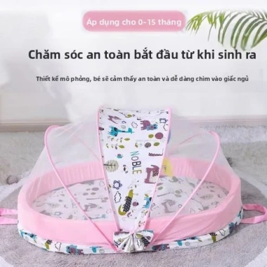 Mùng chống muỗi trẻ em gấp gọn bọt biển và cotton, chống côntrùng, 981.400 VND 10
