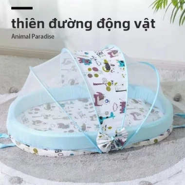 Mùng chống muỗi trẻ em gấp gọn bọt biển và cotton, chống côntrùng, 981.400 VND 16