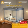 Mùng Chống Ngã Medoga Khung Vuông, Chống Muỗi, Chắn Giường, Không Khoan Tường