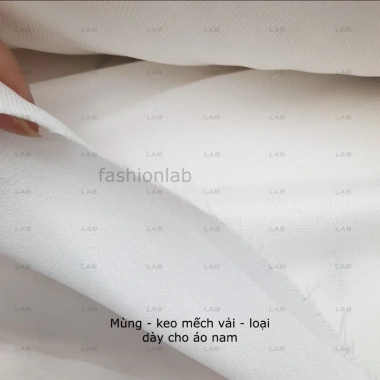 Mùng keo mếch vải ép áo khoác, veston, manteau size M #207 - Giá chỉ 15.800 VND