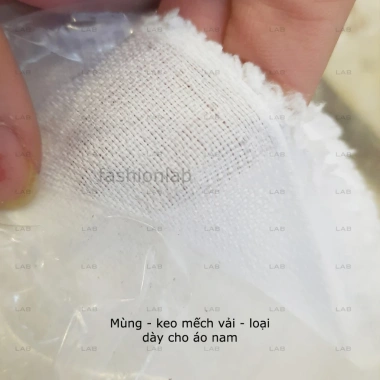 Mùng keo mếch vải ép áo khoác, veston, manteau size M #207 - Giá chỉ 15.800 VND