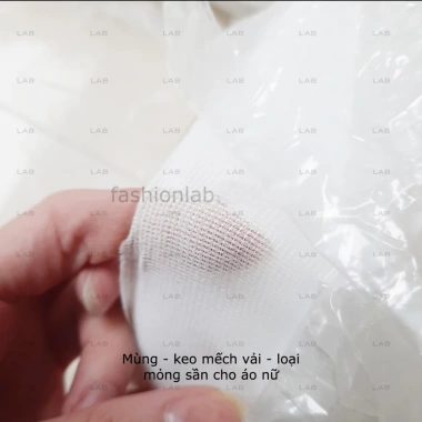 Mùng keo mếch vải ép áo khoác, veston, manteau size M #207 - Giá chỉ 15.800 VND