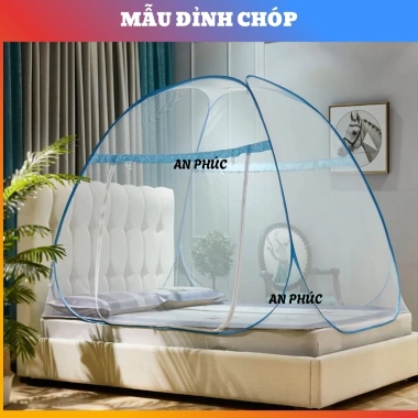 Mùng màn hoa đỉnh chóp tự bung tiện lợi cho người lớn - ngủ chống muỗi gấp gọn thông minh, giảm giá 120k