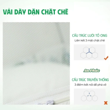 Mùng màn hoa đỉnh chóp tự bung tiện lợi cho người lớn - ngủ chống muỗi gấp gọn thông minh, giảm giá 120k