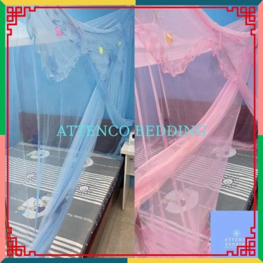 Mùng màn lỗ nhỏ cao 2m chống muỗi, côn trùng - Size 1.6m & 1.8m, giá ưu đãi 154k