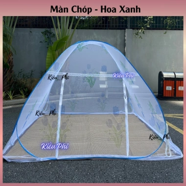 Mùng màn tự bung đỉnh chóp người lớn - hoa tinh tế, chống muỗi, gấp gọn 132k 7