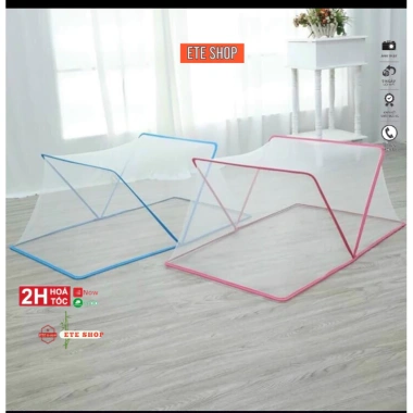 Mùng màn xếp gọn, mùng chụp, mùng chống muỗi - Giá chỉ 220.000₫, giảm mạnh từ 266.200