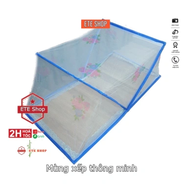 Mùng màn xếp gọn, mùng chụp, mùng chống muỗi - Giá chỉ 220.000₫, giảm mạnh từ 266.200