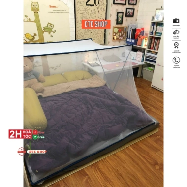 Mùng màn xếp gọn, mùng chụp, mùng chống muỗi - Giá chỉ 220.000₫, giảm mạnh từ 266.200